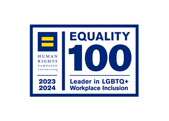 The Equality 100 Leader in LGBTQ+ Workplace Inclusion award from the Human Rights Campaign Foundation.